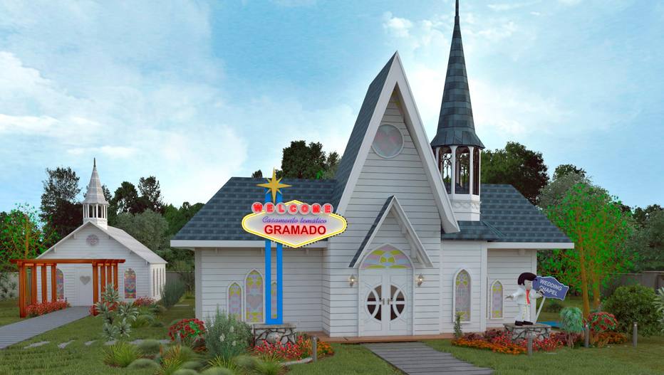 Casamento ao estilo Las Vegas