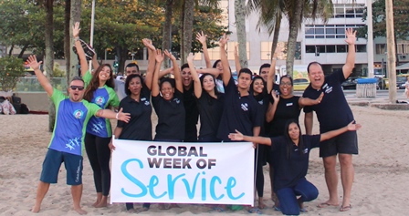 Rede Hilton do Brasil comemora semana global de serviços