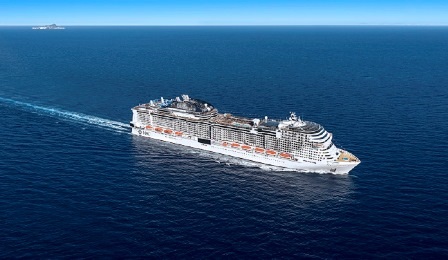 MSC Bellissima será batizado em Southampton em 2019