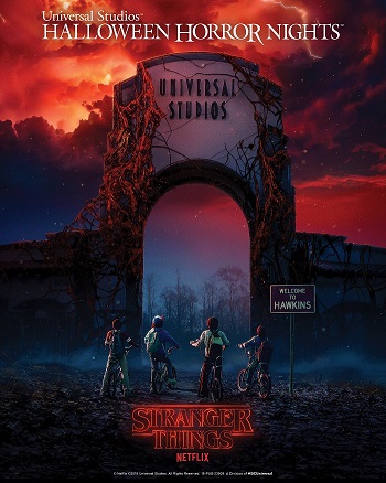 O Halloween Horror Nights do Universal Studios entra em uma dimensão alternativa com a chegada da série original Netflix, "Stranger Things"