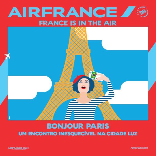 Air France lança ação com sorteio de embarque imediato para Paris