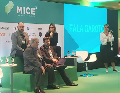 Luciane Leite apresenta os bastidores da WTM Latin America no evento Mice²Meeting