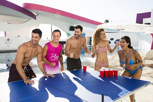 Temptation, resort mais badalado de Cancun, garante muita diversão