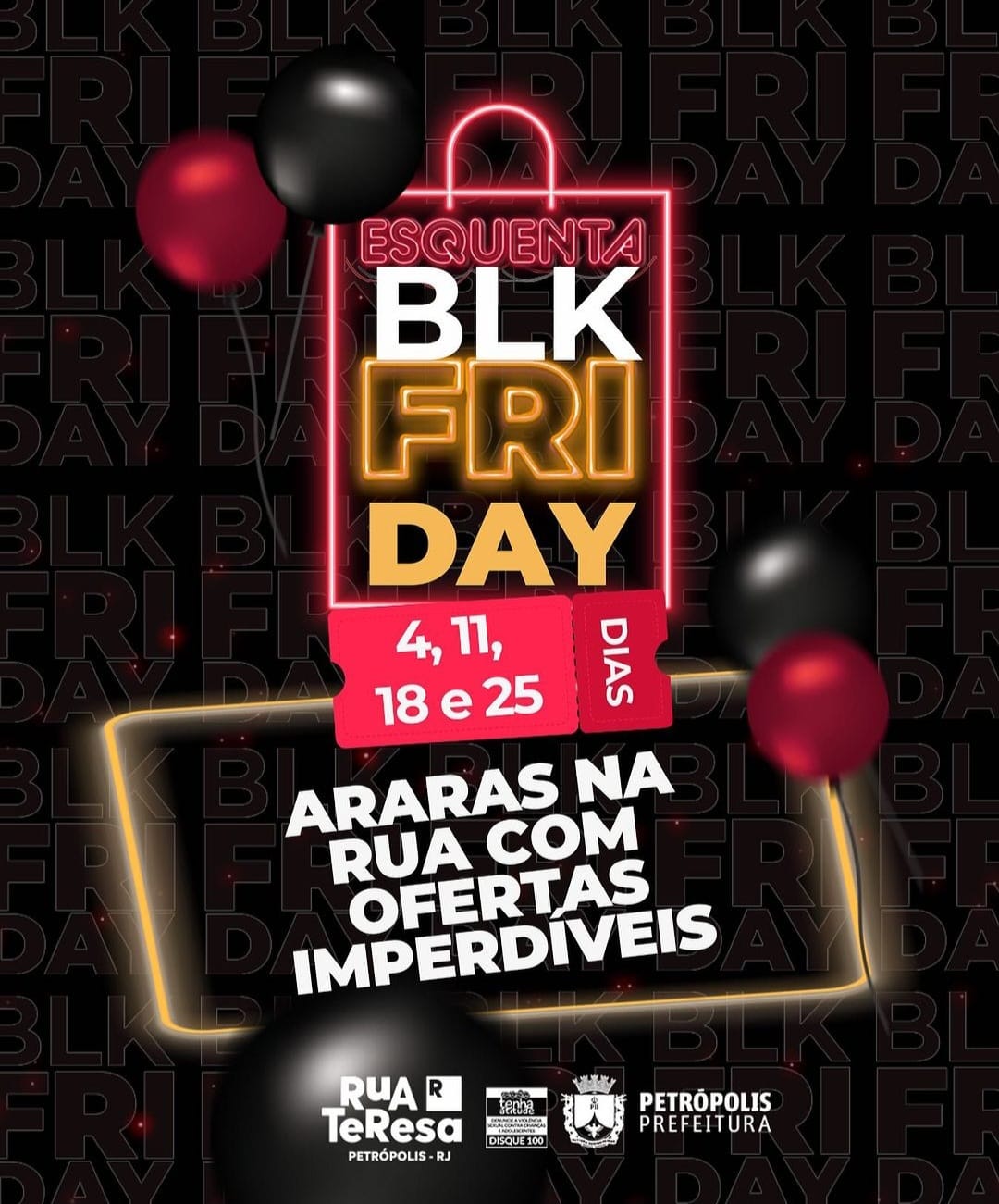 Esquenta Black Friday na Rua Teresa: promoções para todos os públicos